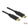USB kabelis Delock USB-C - USB-C 4 m Juodas (83868)