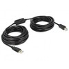 Delock Cable USB 2.0 A tipo kištukas > USB 2.0 B tipo kištukas 20 m