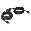 Delock Cable USB 2.0 A tipo kištukas > USB 2.0 B tipo kištukas 20 m