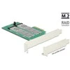DeLOCK 89536, PCIe, M.2, 6 Gbit/s, 0, 1, Windows 10 Education, Windows 10 Education x64, Windows 10 Enterprise, Windows 10 Enterprise x64,..., Dėžė