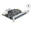 Kontrolierius Delock PCIE 2.0 x1 - 7x USB 3.0 (89355)