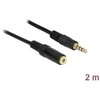 Kabelis Delock Jack 3.5mm - Jack 3.5mm 2m juoda (84667)