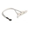 DELOCK lizdo laikiklis vidinis USB 5 kontaktai iki 2x USB2.0 išorinis