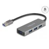 HUB USB Delock DeLOCK 63171 Korpusai ir mazgai USB 3.2 Gen 1 (3.1 Gen 1) Tipas-A 5000 Mbit / s Pilkas
