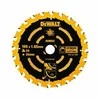 Pjovimo diskas 184x1,65x16mm, z40, 20° medis MDF, DeWalt