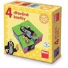 Dėlionė Dino Toys MOLE kubas 4 kubeliai