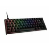 Žaidimų Klaviatūra Ducky One 2 Mini RGB Juodas - US išdėstymas - Cherry MX Raudona Switches