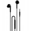 Dudao X3 Įstatomos į ausis ausinės, su laidu, mini jack 3.5mm - juodas