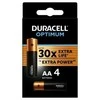 BATTERIES DURACELL OPTIMUM AA 4PCS