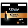 DURACELL - Optimum alkalická baterie tužková AA 8 ks