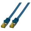 EFB tinklo kabelis Cat.6A, S/FTP, LSZH, mėlyna, 1,5 m (MK7001.1,5BL)