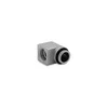 Ek Water Blocks Ek Vanduo Blocks EK Vanduo Blocks EK-Torque Micro Adapteris 90 Degree G1/4 Inch Male to G1/4 Inch Female – Rotatable, Satin Titanium