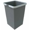 Elletipi MEDIUM 12 L Plastikinis krepšelis su rankenomis pilkos spalvos