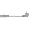 Emos Flexo PVC cord 3×0,75mm2 to PC, 1,5m, juodas