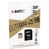Atminties kortelė Karta Emtec Elite Gold Micro SDHC 32 GB 10 klasės UHS-I/U1 (ECMSDM32GHC10GP)