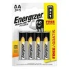 Energizer AA baterijų komplektas 3+1