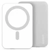 Epico 5000mAh aliuminio powerbank su MagSafe tvirtinimo atrama - sidabrinis