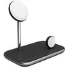 Epico 3in1 Wireless Charger Made for MagSafe su adapteriu - Juodas