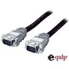 Equip Monitoriaus kabelis HD 15M/M HQ15M EKRANAS+FERITAS Juodas
