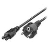 Equip Netzanschlusskabel Schukon. -> IEC C5 St/Bu 1,80 Polybeutel