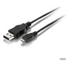 Equip 128523 USB kabelis 1,8 m 2.0 USB A Micro-USB B Juoda