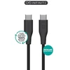 Kabelis USB eStuff USB-C - USB-C 1 m Juodas