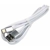 everActive kabelis USB-C 1m - Baltas, silikonas, greitas įkrovimas, 3A - CBS-1CW