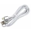 everActive kabelis USB Lightning 1m - Baltas, silikonas, greitas įkrovimas, 2,4A - CBS-1IW