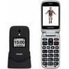 Išmanusis telefonas Evolveo EasyPhone FS, atverčiamas mobilusis telefonas 2.8" senjorams su įkrovimo stovu (geltonos spalvos)