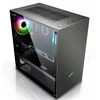 EVOLVEO M4, korpusas mATX, 1x120 mm PWM ventiliatorius, skaidrus šonas, juodas