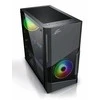EVOLVEO M5, korpusas mATX, permatomas šonas, juodas