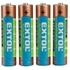 EXTOL-ENERGY šarminės baterijos ULTRA+ 1.5V AA (LR6) 4 vnt.