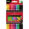 Flomasteriai Faber-Castell, dvipusiai, 10 neoninių spalvų