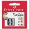 Pieštukų drožtukas Faber-Castell 2 skylučių, metalinis