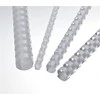 Eurosupplies Plastikinės nugarėlės 8 baltos spalvos