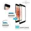 Fixed Fiksuotas apsauginis grūdinto stiklo 3D pilnas dėklas Apple iPhone 6/6S/7/8/8/SE (2020/2022), juodas