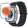 Fixed Fiksuotas | Šarvuotas grūdintas stiklas, skirtas „Apple Watch Ultra 49mm“ / „Ultra 2 49mm“ | Juodas