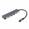 Fixed Fiksuotas | 5 prievadų USB-C mini šakotuvas nešiojamiesiems kompiuteriams ir planšetiniams kompiuteriams | FIXHU-MN-GR