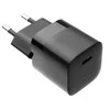 Fixed Fiksuotas Mini USB-C 30W + kabelis USB-C/USB-C, juoda