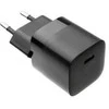 Fixed Mini USB-C 20W + kabelis USB-C/USB-C, juoda