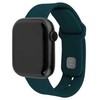 Fixed Silicone Sporty Strap Set - Dirželis dla Apple Watch 38/40/41 mm, ciemnozielony (FIXSST2-436-DRGRE)