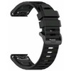 FIXED Silikoninis dirželis Silikoninis dirželis Garmin QuickFit 26mm juodas