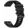 Fiksuotas | Silikoninis dirželis, skirtas „Garmin QuickFit 26mm“ | Juodas