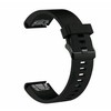 Fixed | Silikoninis dirželis, skirtas „Garmin QuickFit 20mm“ | Juodas