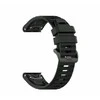 Fiksuotas | Silikoninis dirželis, skirtas „Garmin QuickFit 22mm“ | Juodas