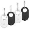 Fixed silikoninis dėklas FIXED Silky pro Samsung SmartTag2 4ks 2x juoda + 2x balta