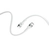 Forever Flexible kabelis USB-C - USB-C 1,0 m 60W baltos spalvos