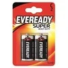Fujitsu Eveready Super Baterija – mažas vienacelis C 2 vnt (lizdinėje plokštelėje)