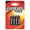 Fujitsu Energizer Eveready Super (lizdinė plokštelė) – AAA/4 pak