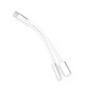 Oem Adapteris AUX 2in1 Type C (male) to Type C (female) / Jack 3,5 mm (female) baltas